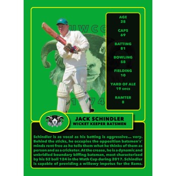 Sponsor Jack Schindler