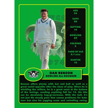 Sponsor Dan Benson