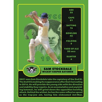 Sponsor Sam Stockdale