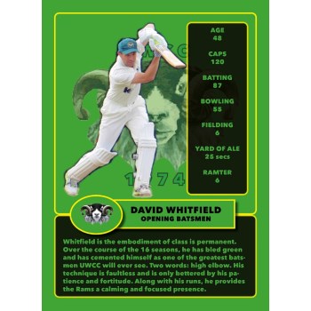 Sponsor David Whitfield