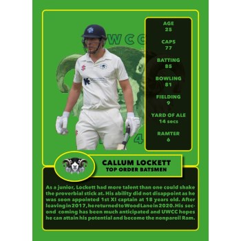 Sponsor Callum Lockett