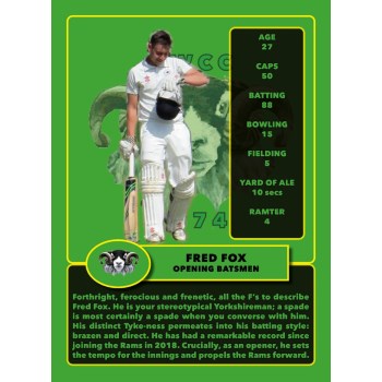 Sponsor Fred Fox