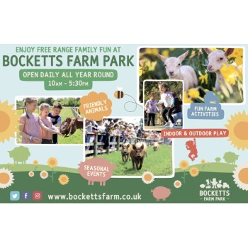 Free Entry Voucher for 2 People to Bockett’s Farm