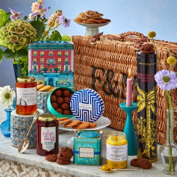 Fortnum and Mason hamper.