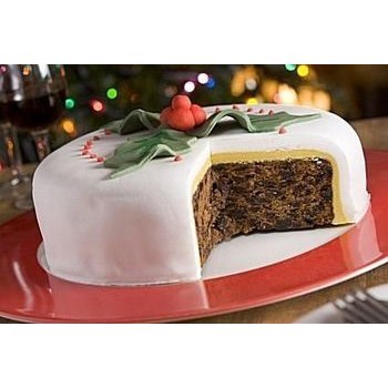 Traditional hand-made Christmas cake