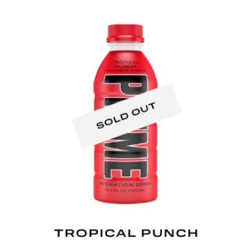 PRIME PRESENT OPPORTUNITY!!! 1 X Tropical Punch Prime KSI Logan Paul Drink - 500ml