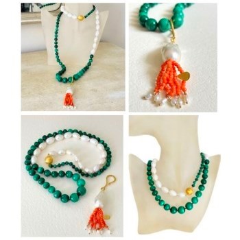 Turn Heads with this Stunning hand-crafted `59,000 Trees` Necklace