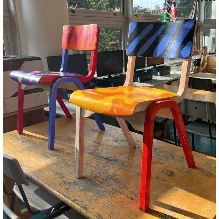 Yinka Ilori inspired Classroom Chair 1