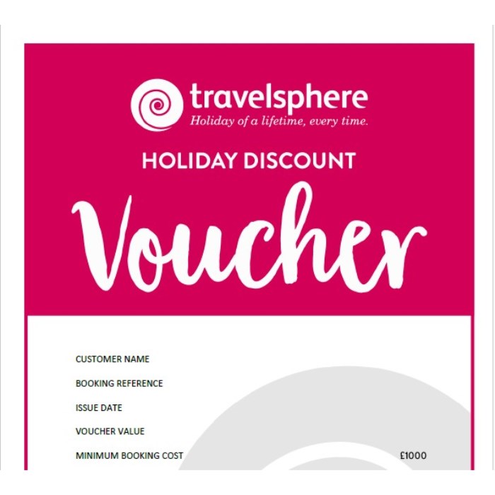 £200 voucher towards the cost of a Travelsphere or Just You holiday