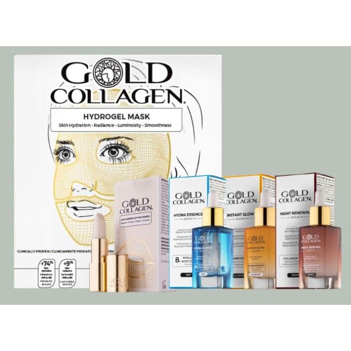 Beauty box of Gold Collagen summer essentials