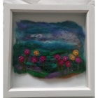Beautiful needlefelt scene